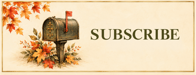 A decorative old-fashioned mailbox for the Subscribe page
